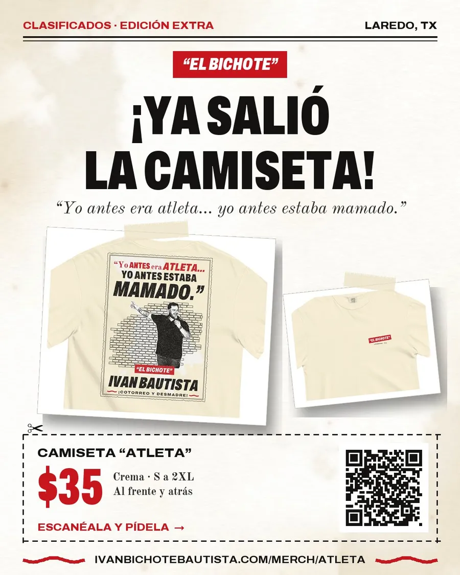 ¡Ya salió la camiseta! ad for the feed